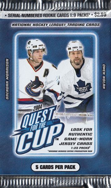 2003-04 Pacific Quest for the Cup Hockey Retail Pack